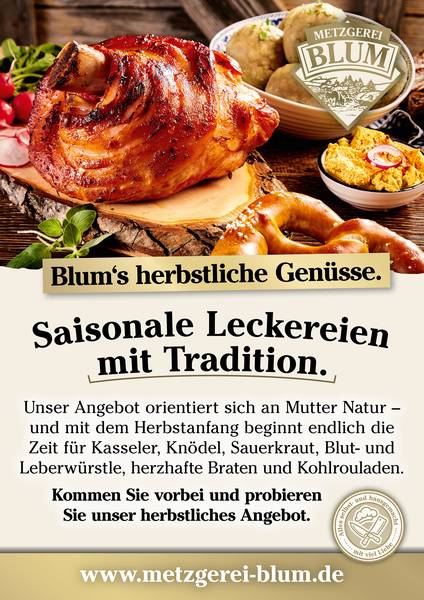 Blum's herbstliche Genüsse